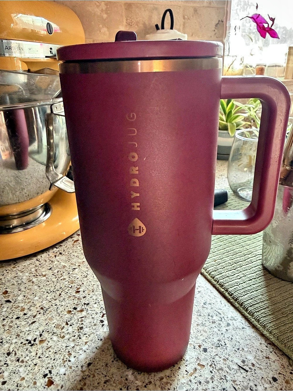 HydroJug Traveler Tumbler 40 oz Purple